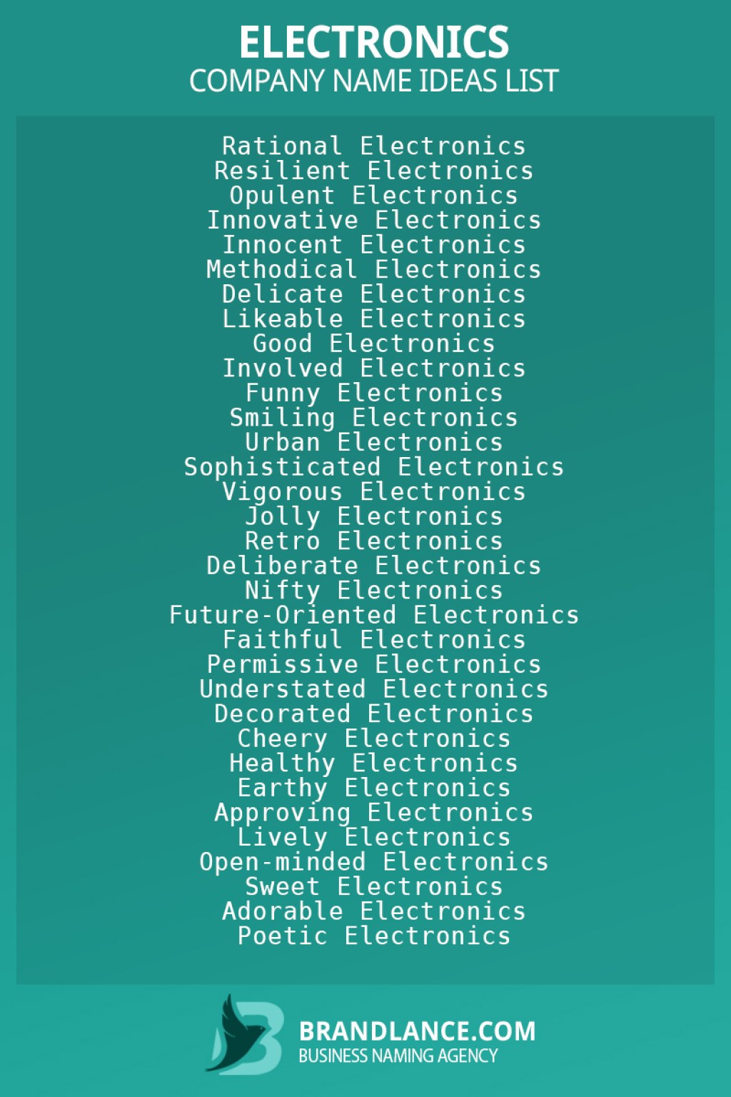 Picture of: + Electronics Business Name Ideas List Generator ()